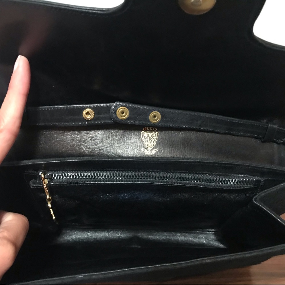 Gucci Horsebit 1955 convertible bag in black - Picture 7 of 17